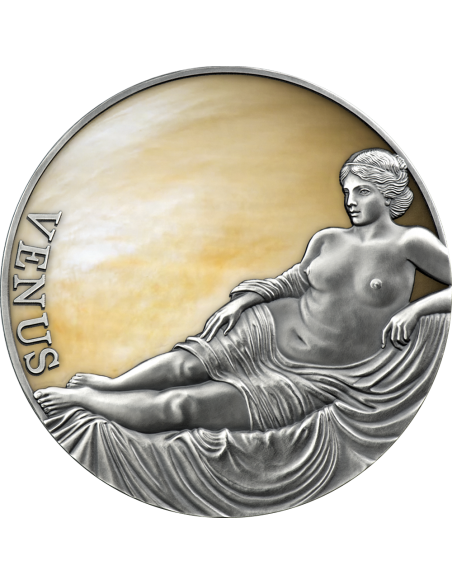 VENUS Planets and Gods 3 Oz Silver Coin 3000 Francs Cameroon 2021 - Coins & More - Camerún