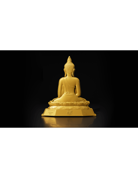 JEUDI BUDDHA MEDITATION 7 jours Série Bouddha 1 Oz Pièce en argent 5000 Francs Tchad 2024 - Coins & More - Tchad