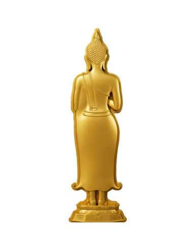 FRIDAY BUDDHA CONTEMPLATION 7 Days Buddha Series 1 Oz Silver Coin 5000 Francs Chad 2024 - Coins & More - Tchad