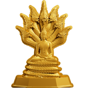 SABATO BUDDHA PROTEZIONE 7 Giorni Serie Buddha 1 Oz Moneta d'Argento 5000 Franchi Ciad 2024 - Coins & More - Chad