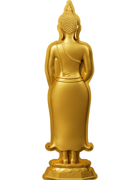 SUNDAY BUDDHA RESTRAINT 7 Tage Buddha Serie 1 Oz Silbermünze 5000 Francs Chad 2024 - Coins & More - Tschad