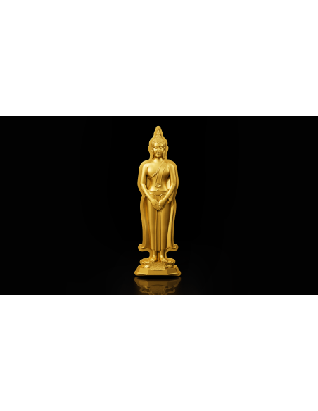 SUNDAY BUDDHA RESTRAINT 7 Tage Buddha Serie 1 Oz Silbermünze 5000 Francs Chad 2024 - Coins & More - Tschad