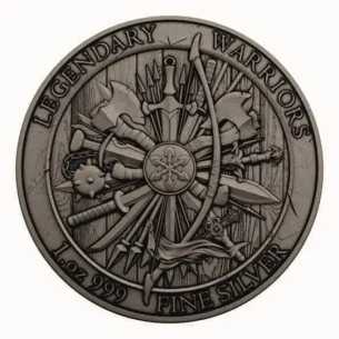 SPARTACUS Legendary Warriors 1 Oz Medalla de Plata 2025 - Coins & More - Plata 2