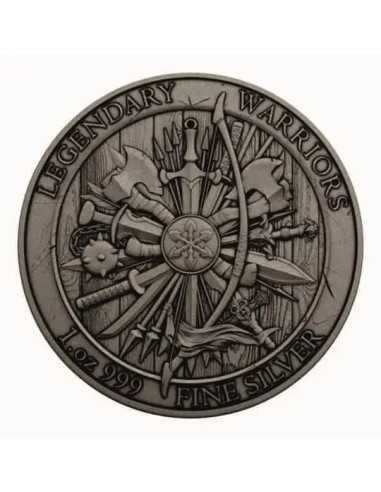 SPARTACUS Legendary Warriors 1 Oz Silver Medal 2025 - Coins & More - Silver