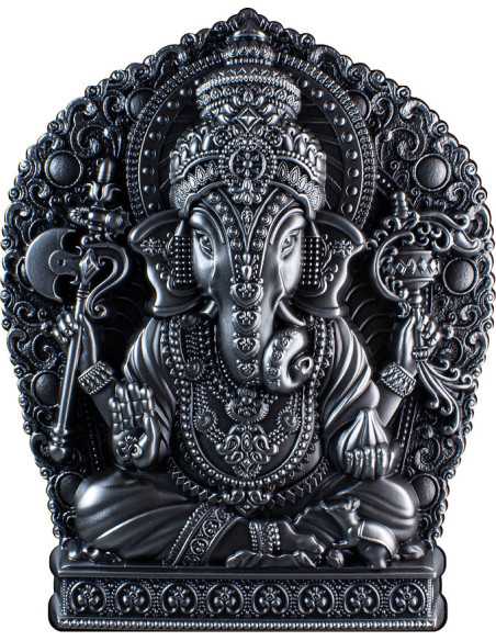 GANESHA 1 Kg Silver Stackable 2024 - Coins & More - Plata