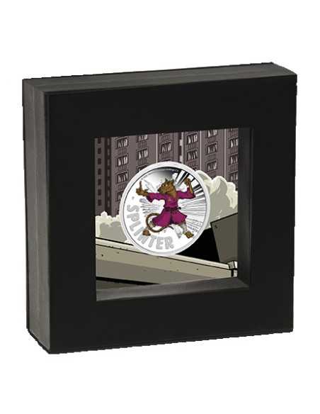 SPLINTER Teenage Mutant Ninja Turtles Moneta d'Argento da 1 Oz 1$ Tuvalu 2025 - Coins & More - Tuvalu