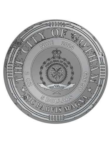 BATMAN Moneta d'Argento da 2 Oz 5$ Niue 2025 - Coins & More - Niue