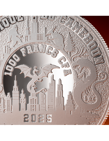EVIL CLOWN Urban Legends 1 Oz Silbermünze 1000 Francs Kamerun 2025 - Coins & More - Kamerun
