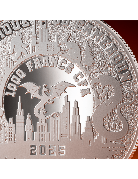 EVIL CLOWN Leggende Urbane Moneta d'Argento da 1 Oz 1000 Franchi Camerun 2025 - Coins & More - Camerun