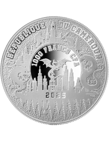 EVIL CLOWN Leggende Urbane Moneta d'Argento da 1 Oz 1000 Franchi Camerun 2025 - Coins & More - Camerun