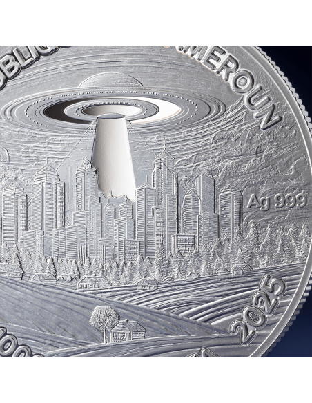 VINCENT VAN GOGH Strangers Among Us 1 Oz Moneda de Plata 1000 Francos Camerún 2025 - Coins & More - Camerún