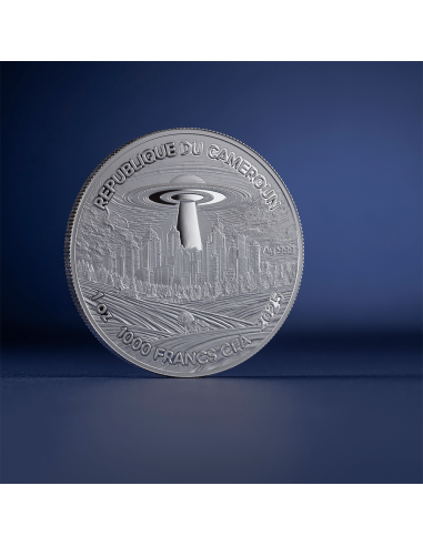 VINCENT VAN GOGH Strangers Among Us 1 Oz Silver Coin 1000 Francs Cameroon 2025 - Coins & More - Cameroun