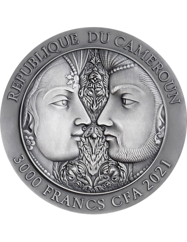 KAMA SUTRA III Moments of Love 3 Oz Silver Coin 3000 Francs Cameroon 2021 - Coins & More - Cameroun