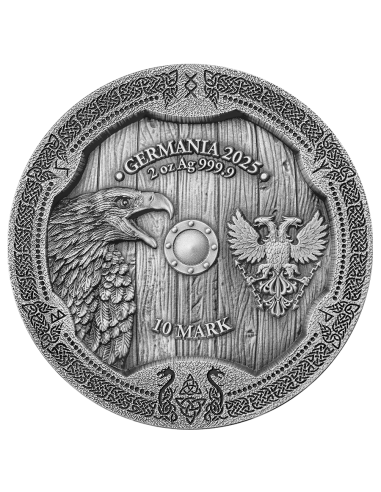 ARNHILD Walküren 2 Oz Silbermünze 10 Mark Germania 2025 - Coins & More - Europa