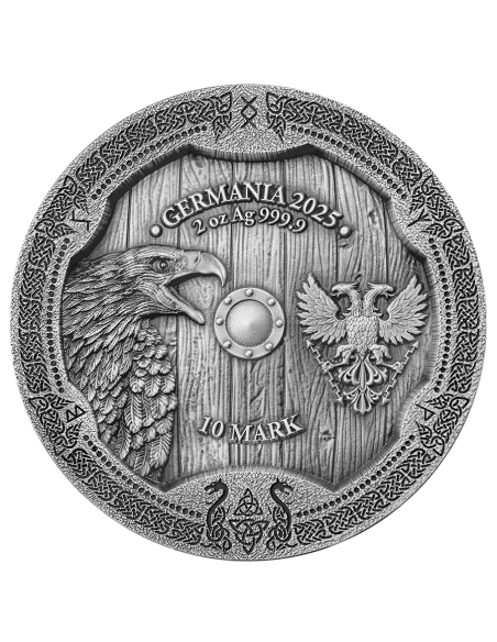 ARNHILD Walküren 2 Oz Silbermünze 10 Mark Germania 2025 - Coins & More - Europa