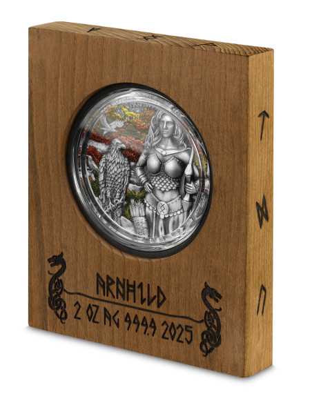ARNHILD Walküren 2 Oz Silbermünze 10 Mark Germania 2025 - Coins & More - Europa