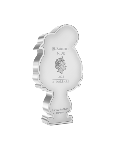 DONALD DUCK - Disney Mickey and Friends Series Chibi 1 Oz Silver Coin 2$ Niue 2021 - Coins & More - Niue