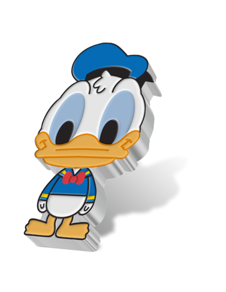 DONALD DUCK - Disney Mickey and Friends Series Chibi 1 Oz Silver Coin 2$ Niue 2021 - Coins & More - Niue
