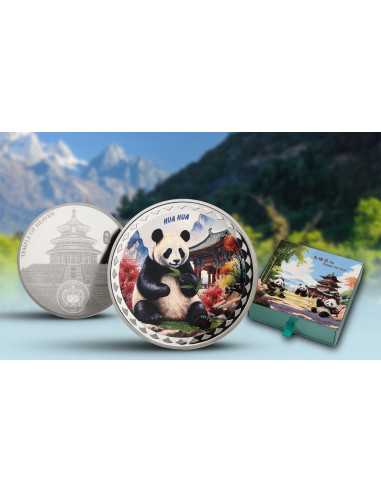 PANDA FAN COIN 1 Oz Silver Coin 2$ Samoa 2025 - Coins & More - Samoa