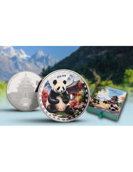 PANDA FAN COIN 1 Oz Silver Coin 2$ Samoa 2025 - Coins & More - Samoa
