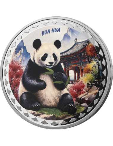 PANDA FAN COIN 1 Oz Silbermünze 2$ Samoa 2025 - Coins & More - Samoa