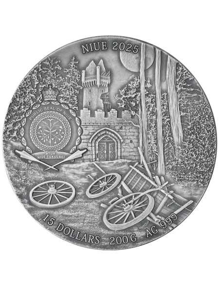 THE LAST WISH The Witcher 200G Silver Coin 15$ Niue 2025 - Coins & More - Niue