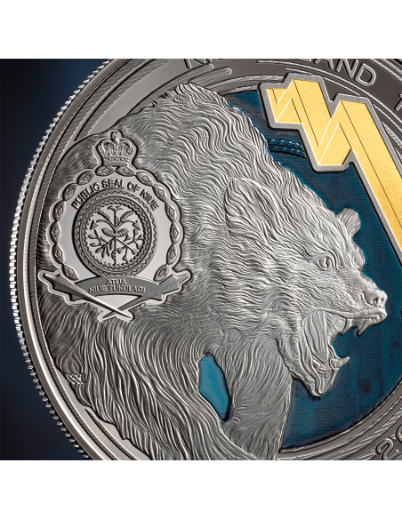 Rutenio Edición 1 Oz Moneda de Plata 2$ Niue 2025 - Coins & More - Niue