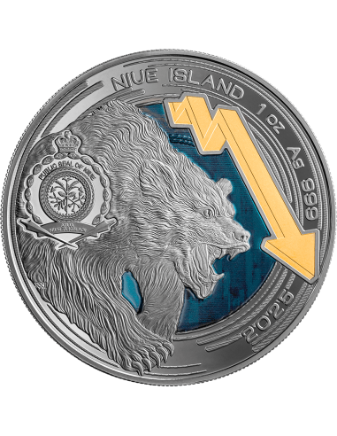 Rutenio Edición 1 Oz Moneda de Plata 2$ Niue 2025 - Coins & More - Niue