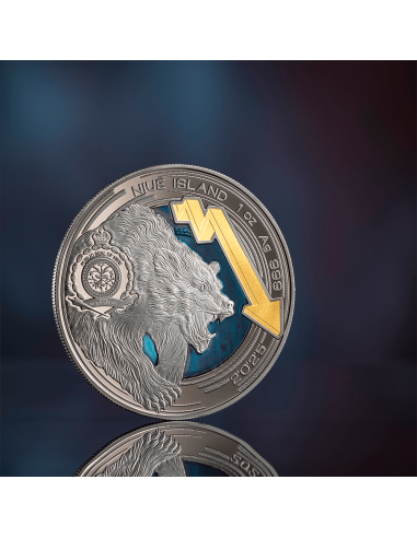 Rutenio Edición 1 Oz Moneda de Plata 2$ Niue 2025 - Coins & More - Niue