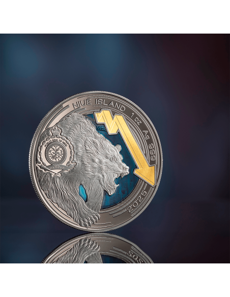 Rutenio Edición 1 Oz Moneda de Plata 2$ Niue 2025 - Coins & More - Niue
