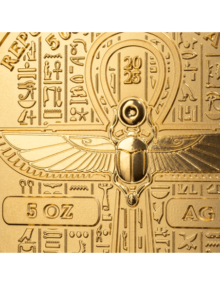 Moneta d'argento ISIS Gold Grandeur da 5 Oz 5000 Franchi Camerun 2025 - Coins & More - Niue