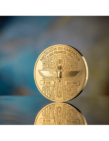Moneta d'argento ISIS Gold Grandeur da 5 Oz 5000 Franchi Camerun 2025 - Coins & More - Niue