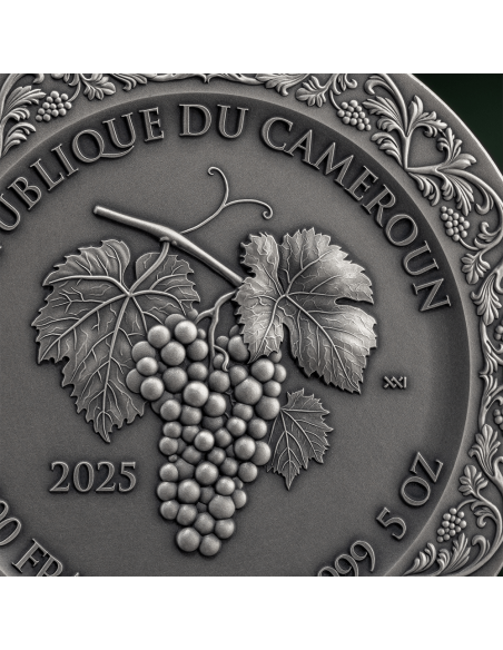 THE BACCHANALIA Celestial Beauty 5 Oz Silver Coin 5000 Francs Cameroon 2025 - Coins & More - Cameroon
