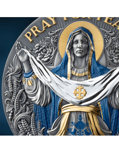 ORANS : LA PRIÈRE POUR LA PAIX Pièce de 5 Oz en argent 10$ Niue 2025 - Coins & More - Niue
