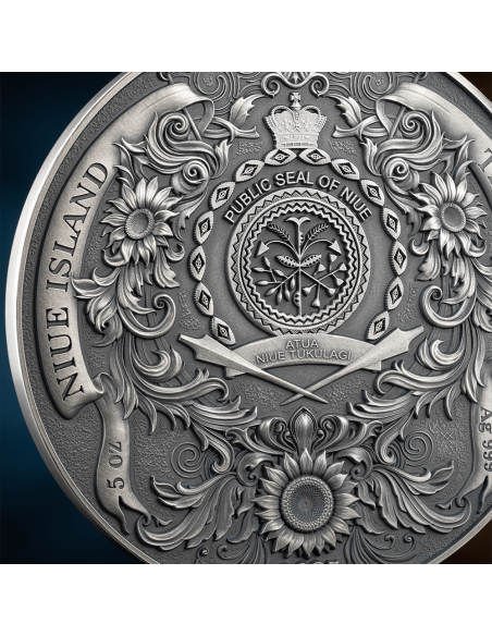 ORANS : LA PRIÈRE POUR LA PAIX Pièce de 5 Oz en argent 10$ Niue 2025 - Coins & More - Niue
