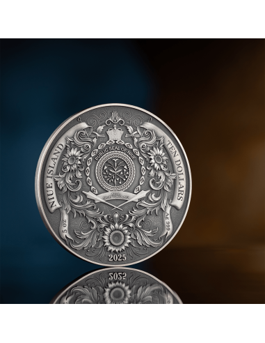 ORANS : LA PRIÈRE POUR LA PAIX Pièce de 5 Oz en argent 10$ Niue 2025 - Coins & More - Niue
