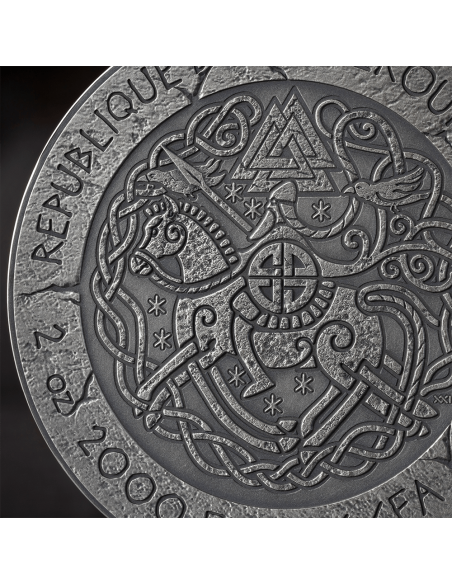 HARALD FAIRHAIR El Camino al Valhalla Moneda de Plata de 2 Oz 2000 Francos Camerún 2025 - Coins & More - Camerún