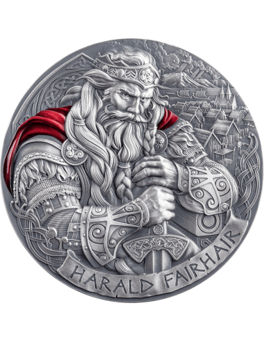 HARALD FAIRHAIR Der Weg nach Walhalla 2 Oz Silbermünze 2000 Francs Kamerun 2025 - Coins & More - Kamerun