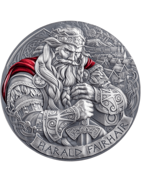 HARALD FAIRHAIR Der Weg nach Walhalla 2 Oz Silbermünze 2000 Francs Kamerun 2025 - Coins & More - Kamerun