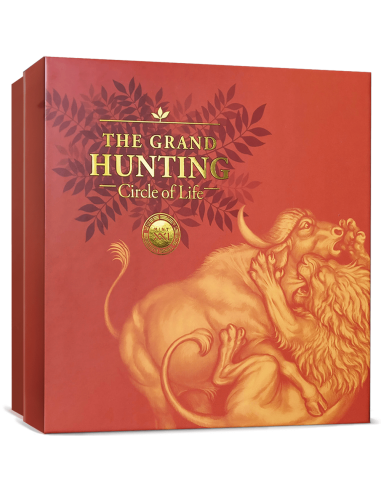 THE GRAND HUNTING Circle of Life 1 Kg Silver Coin 10000 Francs Cameroon 2025 - Coins & More - Cameroon