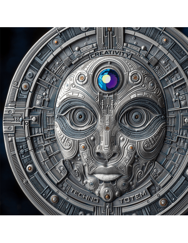 THE CREATOR Moneta d'argento da 2 once con finitura antica 10000 Satoshi Stati Uniti Crypto 2025 - Coins & More - Monete per ...