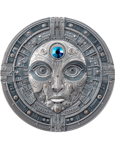 THE CREATOR Moneta d'argento da 2 once con finitura antica 10000 Satoshi Stati Uniti Crypto 2025 - Coins & More - Monete per ...