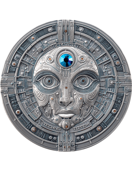 THE CREATOR Moneta d'argento da 2 once con finitura antica 10000 Satoshi Stati Uniti Crypto 2025 - Coins & More - Monete per ...