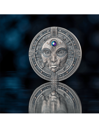 THE CREATOR Moneta d'argento da 2 once con finitura antica 10000 Satoshi Stati Uniti Crypto 2025 - Coins & More - Monete per ...