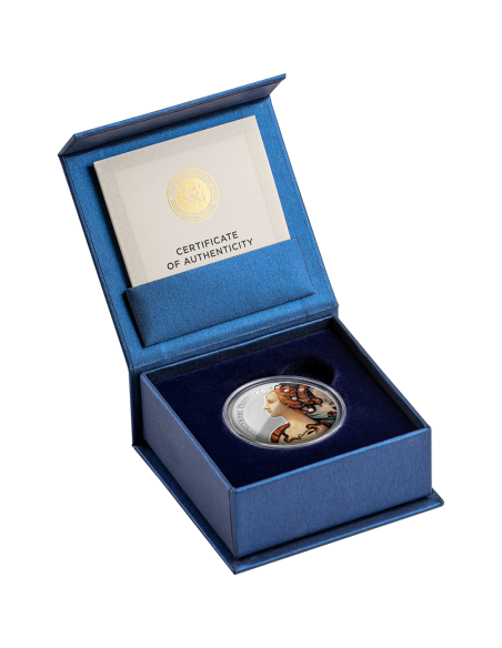 SIMONETTA VESPUCCI Zeitlose Schönheit 1/2 Oz Silbermünze 500 Francs CFA Kamerun 2025 - Coins & More - Kamerun