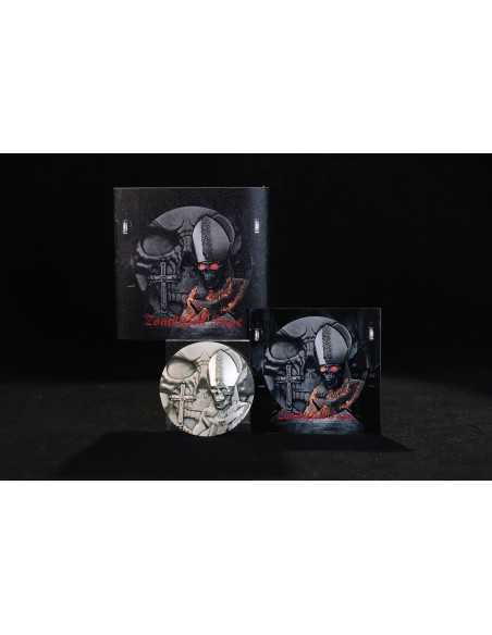 ZOMBIFIED POPE Glow In Dark 2 Oz Antike Silbermünze 2000 Francs Kamerun 2025 - Coins & More - Kamerun