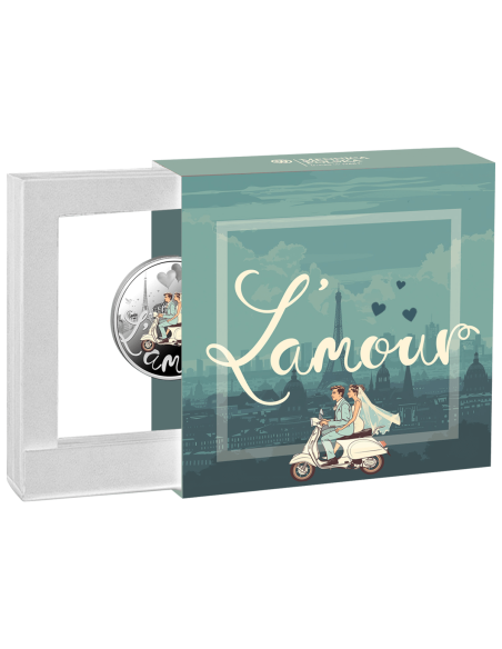 Moneta d'argento L'AMOUR WEDDING 500 Franchi CFA Camerun 2025 - Coins & More - Camerun