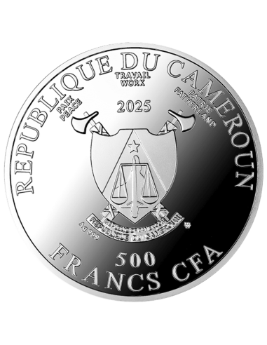 Moneta d'argento L'AMOUR WEDDING 500 Franchi CFA Camerun 2025 - Coins & More - Camerun