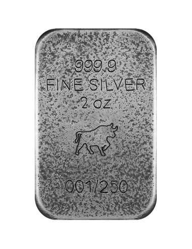 L'ASTRONAUTA Barretta d'argento premium fusa da 2 once d'argento - Coins & More - Argento