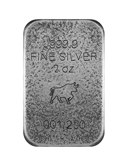 L'ASTRONAUTA Barretta d'argento premium fusa da 2 once d'argento - Coins & More - Argento